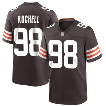 Nike Isaac Rochell Men's Game Cleveland Browns Brown Team Color Jersey