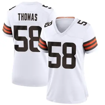 Nike Isaiah Thomas Women's Game Cleveland Browns White Jersey