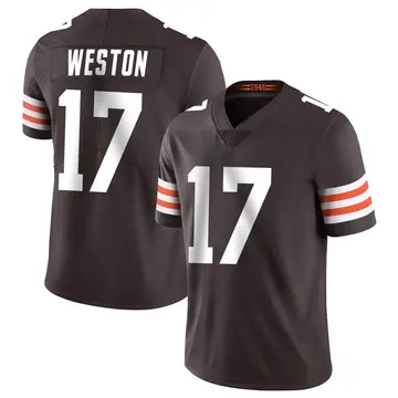 Nike Isaiah Weston Youth Limited Cleveland Browns Brown Team Color Vapor Untouchable Jersey