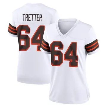 Nike JC Tretter Women's Game Cleveland Browns White 1946 Collection Alternate Jersey