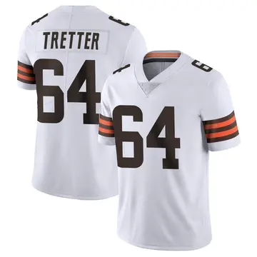 Nike JC Tretter Youth Limited Cleveland Browns White Vapor Untouchable Jersey