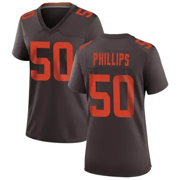 Nike Jacob Phillips Women's Game Cleveland Browns Brown Alternate Jersey