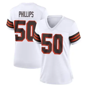 Nike Jacob Phillips Women's Game Cleveland Browns White 1946 Collection Alternate Jersey