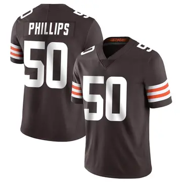Nike Jacob Phillips Youth Limited Cleveland Browns Brown Team Color Vapor Untouchable Jersey