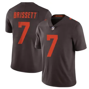 Nike Jacoby Brissett Men's Limited Cleveland Browns Brown Vapor Alternate Jersey
