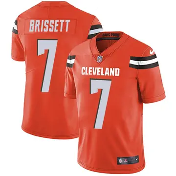 Nike Jacoby Brissett Men's Limited Cleveland Browns Orange Alternate Vapor Untouchable Jersey