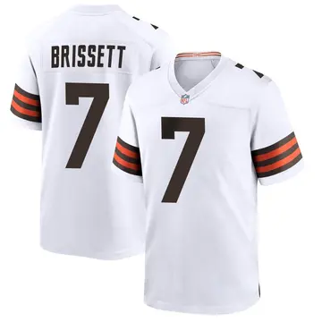 Nike Jacoby Brissett Youth Game Cleveland Browns White Jersey