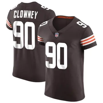 Nike Jadeveon Clowney Men's Elite Cleveland Browns Brown Vapor Jersey