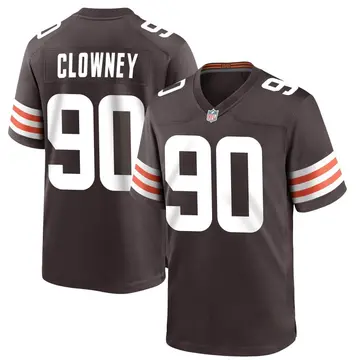 Nike Jadeveon Clowney Men's Game Cleveland Browns Brown Team Color Jersey