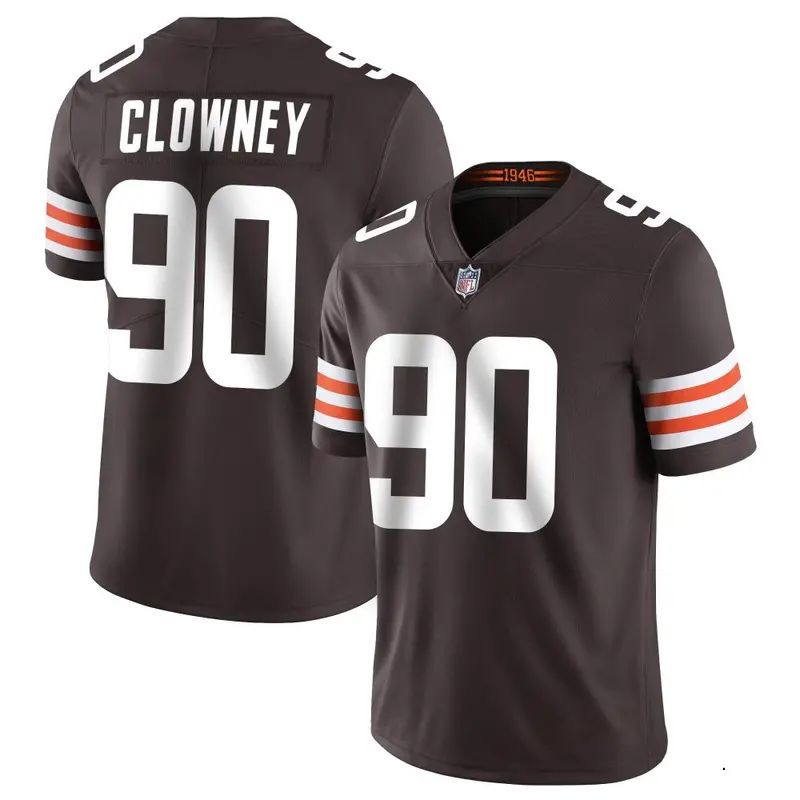 Nike Jadeveon Clowney Men's Limited Cleveland Browns Brown Team Color Vapor Untouchable Jersey