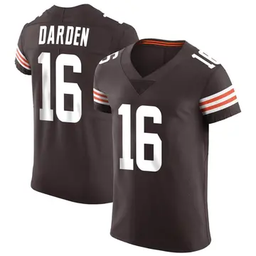 Nike Jaelon Darden Men's Elite Cleveland Browns Brown Vapor Jersey