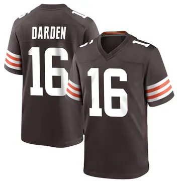 Nike Jaelon Darden Men's Game Cleveland Browns Brown Team Color Jersey