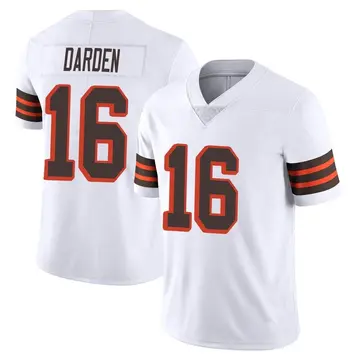 Nike Jaelon Darden Men's Limited Cleveland Browns White Vapor 1946 Collection Alternate Jersey