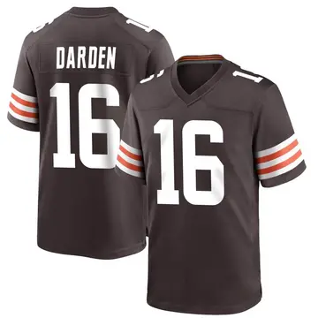 Nike Jaelon Darden Youth Game Cleveland Browns Brown Team Color Jersey