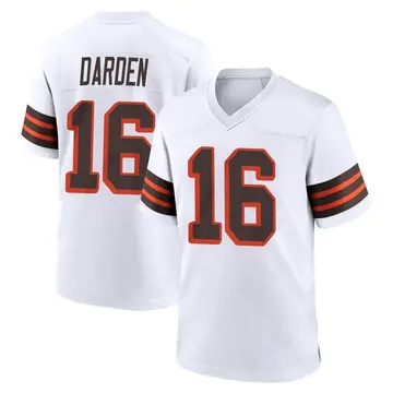 Nike Jaelon Darden Youth Game Cleveland Browns White 1946 Collection Alternate Jersey
