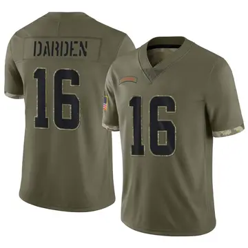 Nike Jaelon Darden Youth Limited Cleveland Browns Olive 2022 Salute To Service Jersey