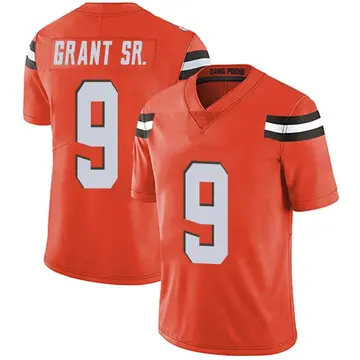 Nike Jakeem Grant Sr. Men's Limited Cleveland Browns Orange Alternate Vapor Untouchable Jersey