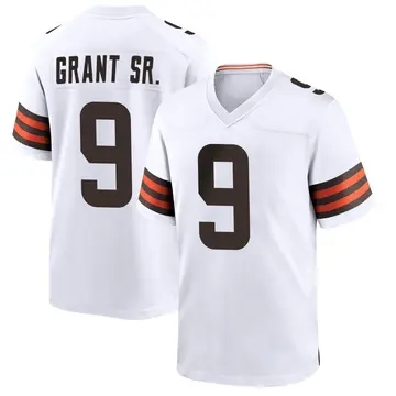 Nike Jakeem Grant Sr. Youth Game Cleveland Browns White Jersey