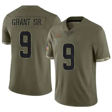 Nike Jakeem Grant Sr. Youth Limited Cleveland Browns Olive 2022 Salute To Service Jersey