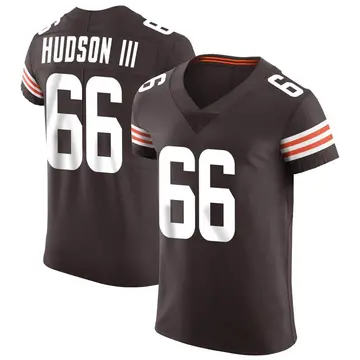 Nike James Hudson III Men's Elite Cleveland Browns Brown Vapor Jersey