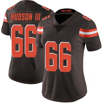 Nike James Hudson III Women's Limited Cleveland Browns Brown Team Color Vapor Untouchable Jersey
