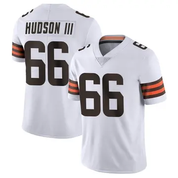 Nike James Hudson III Youth Limited Cleveland Browns White Vapor Untouchable Jersey