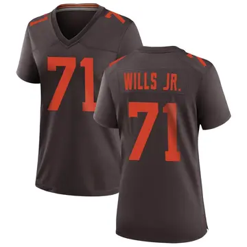 Nike Jedrick Wills Jr. Women's Game Cleveland Browns Brown Alternate Jersey