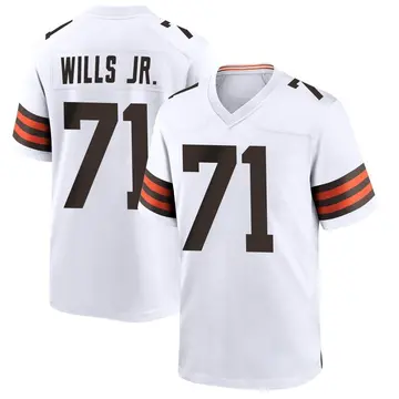 Nike Jedrick Wills Jr. Youth Game Cleveland Browns White Jersey