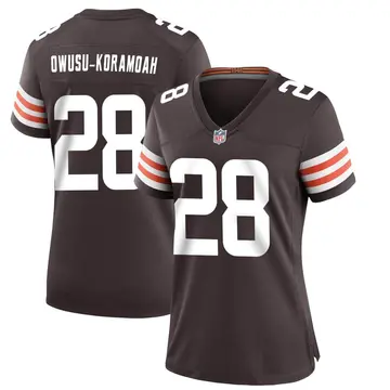 Nike Jeremiah Owusu-Koramoah Women's Game Cleveland Browns Brown Team Color Jersey