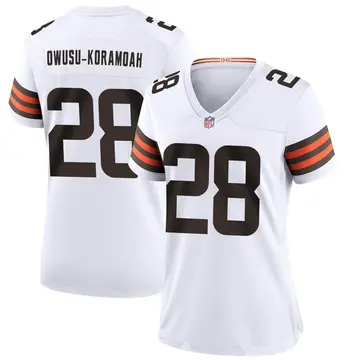 Nike Jeremiah Owusu-Koramoah Women's Game Cleveland Browns White Jersey