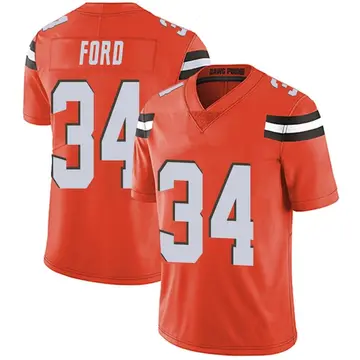 Nike Jerome Ford Men's Limited Cleveland Browns Orange Alternate Vapor Untouchable Jersey