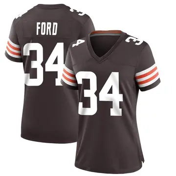 Nike Jerome Ford Women's Game Cleveland Browns Brown Team Color Jersey