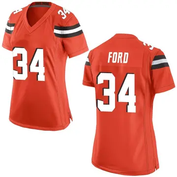Nike Jerome Ford Women's Game Cleveland Browns Orange Alternate Jersey