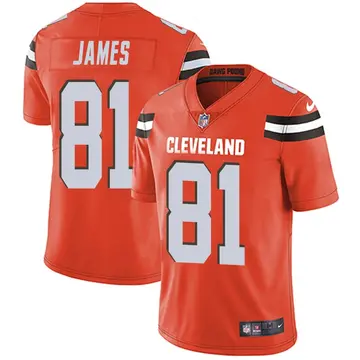 Nike Jesse James Youth Limited Cleveland Browns Orange Alternate Vapor Untouchable Jersey