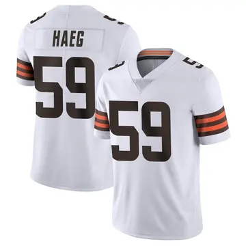 Nike Joe Haeg Men's Limited Cleveland Browns White Vapor Untouchable Jersey