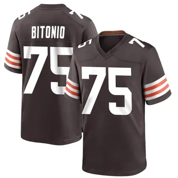 Nike Joel Bitonio Youth Game Cleveland Browns Brown Team Color Jersey