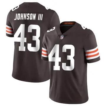 Nike John Johnson III Youth Limited Cleveland Browns Brown Team Color Vapor Untouchable Jersey