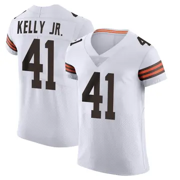 Nike John Kelly Jr. Men's Elite Cleveland Browns White Vapor Jersey