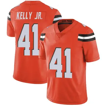 Nike John Kelly Jr. Men's Limited Cleveland Browns Orange Alternate Vapor Untouchable Jersey
