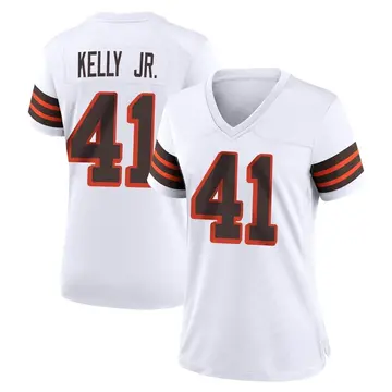 Nike John Kelly Jr. Women's Game Cleveland Browns White 1946 Collection Alternate Jersey