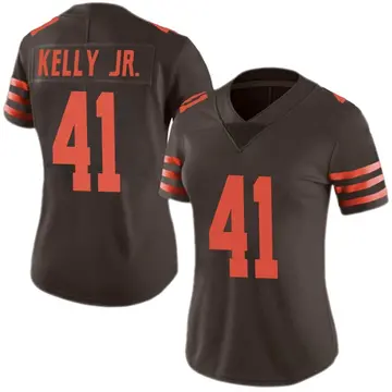 Nike John Kelly Jr. Women's Limited Cleveland Browns Brown Color Rush Jersey