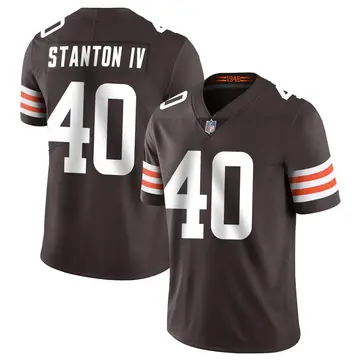 Nike Johnny Stanton IV Men's Limited Cleveland Browns Brown Team Color Vapor Untouchable Jersey