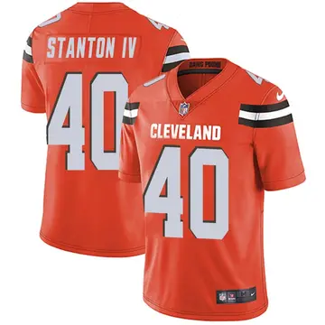 Nike Johnny Stanton IV Men's Limited Cleveland Browns Orange Alternate Vapor Untouchable Jersey