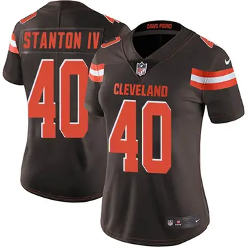 Nike Johnny Stanton IV Women's Limited Cleveland Browns Brown Team Color Vapor Untouchable Jersey