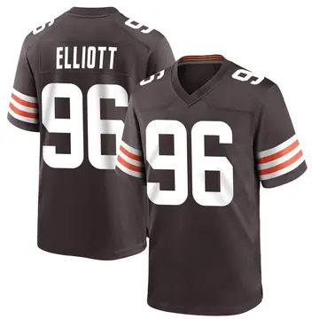 Nike Jordan Elliott Youth Game Cleveland Browns Brown Team Color Jersey