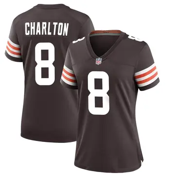 Nike Joseph Charlton Women's Game Cleveland Browns Brown Team Color Jersey