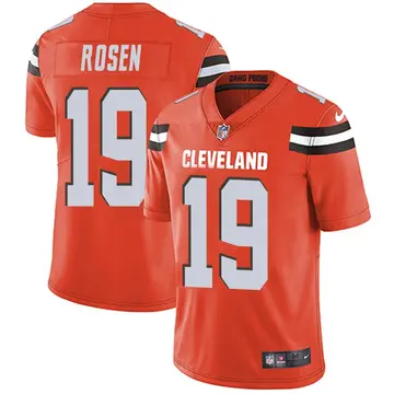 Nike Josh Rosen Men's Limited Cleveland Browns Orange Alternate Vapor Untouchable Jersey