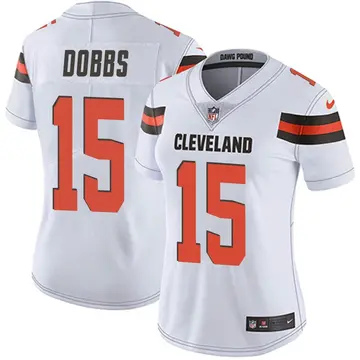 Nike Joshua Dobbs Women's Limited Cleveland Browns White Vapor Untouchable Jersey