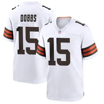 Nike Joshua Dobbs Youth Game Cleveland Browns White Jersey