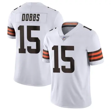 Nike Joshua Dobbs Youth Limited Cleveland Browns White Vapor Untouchable Jersey